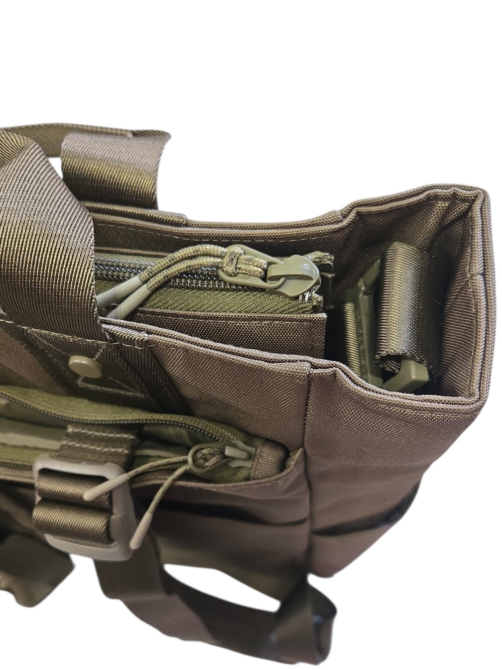 Dagne Dover Petra Convertible Tote Backpack Dark Moss Green Laptop TravelBag - Picture 15 of 16